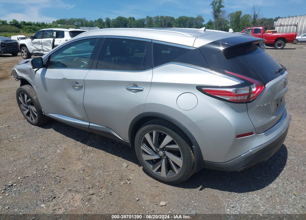 2015 NISSAN MURANO PLATINUM VIN: 5N1AZ2MH2FN291629