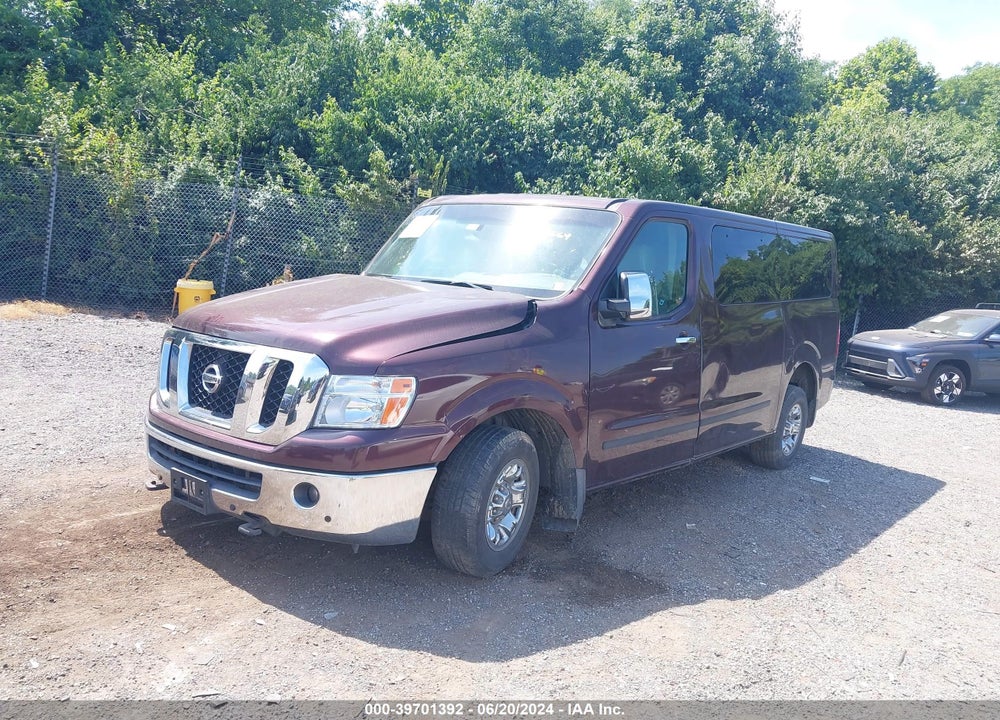 2013 NISSAN NV PASSENGER NV3500 HD SL V8 VIN: 5BZAF0AA9DN202564
