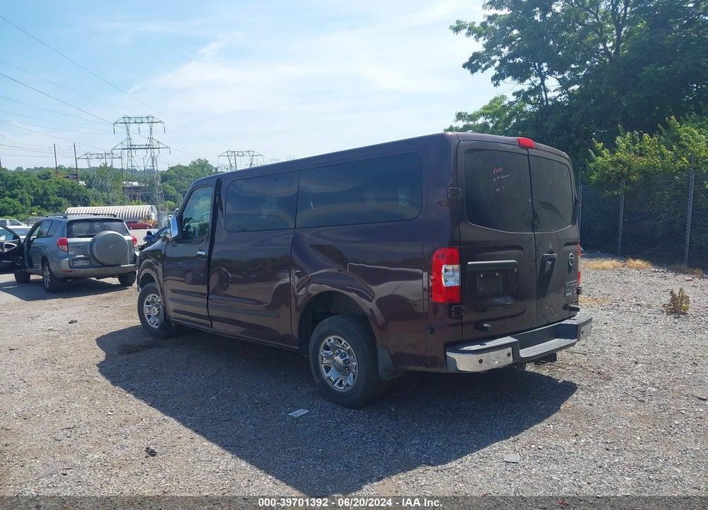 2013 NISSAN NV PASSENGER NV3500 HD SL V8 VIN: 5BZAF0AA9DN202564