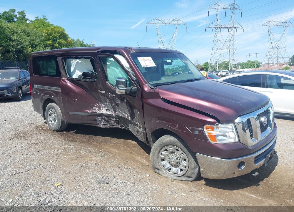 2013 NISSAN NV PASSENGER NV3500 HD SL V8 VIN: 5BZAF0AA9DN202564