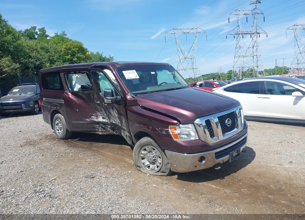 2013 NISSAN NV PASSENGER NV3500 HD SL V8 VIN: 5BZAF0AA9DN202564
