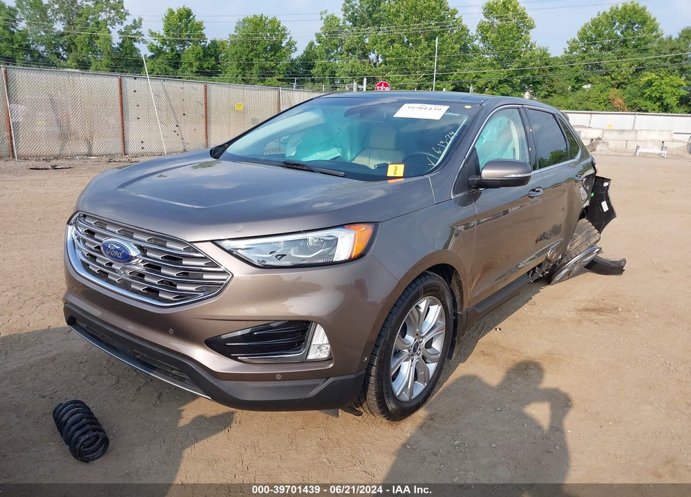 2019 FORD EDGE TITANIUM VIN: 2FMPK4K94KBB87400