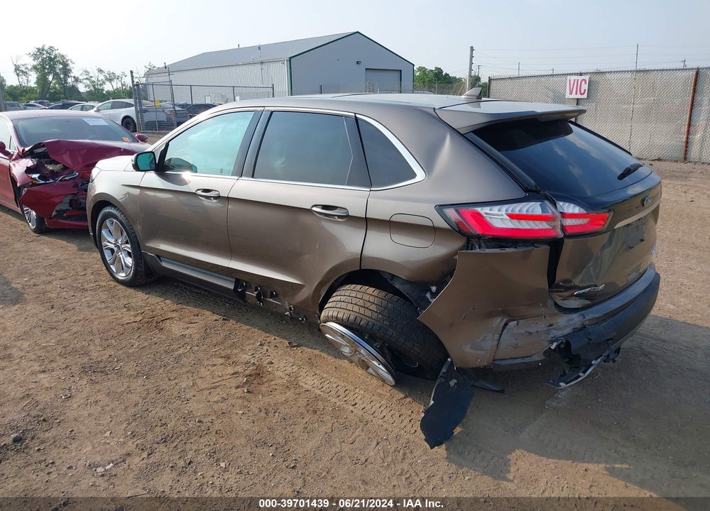 2019 FORD EDGE TITANIUM VIN: 2FMPK4K94KBB87400