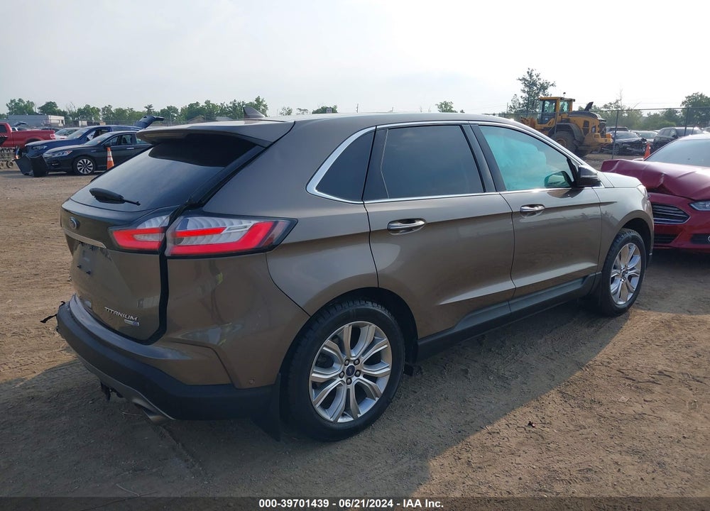 2019 FORD EDGE TITANIUM VIN: 2FMPK4K94KBB87400