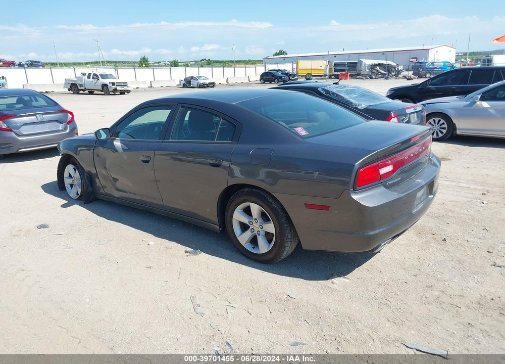 2013 DODGE CHARGER SE VIN: 2C3CDXBG2DH636543