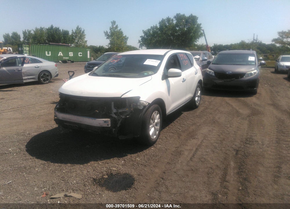 2012 NISSAN MURANO S VIN: JN8AZ1MW2CW204903