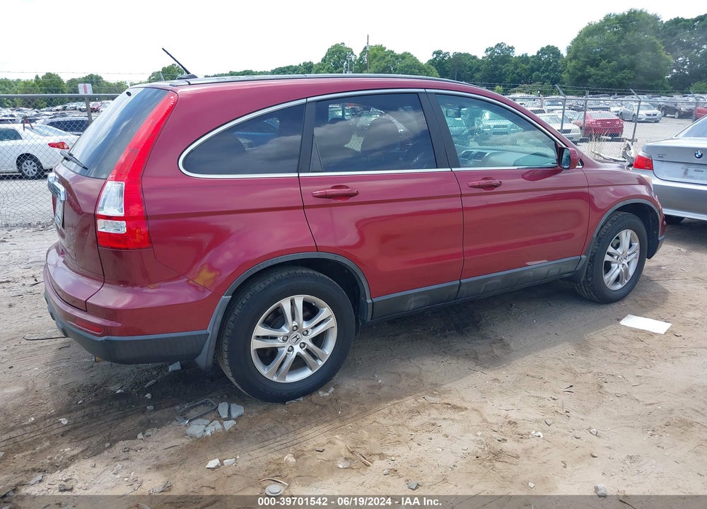 2010 HONDA CR-V EX-L VIN: 5J6RE3H73AL039428
