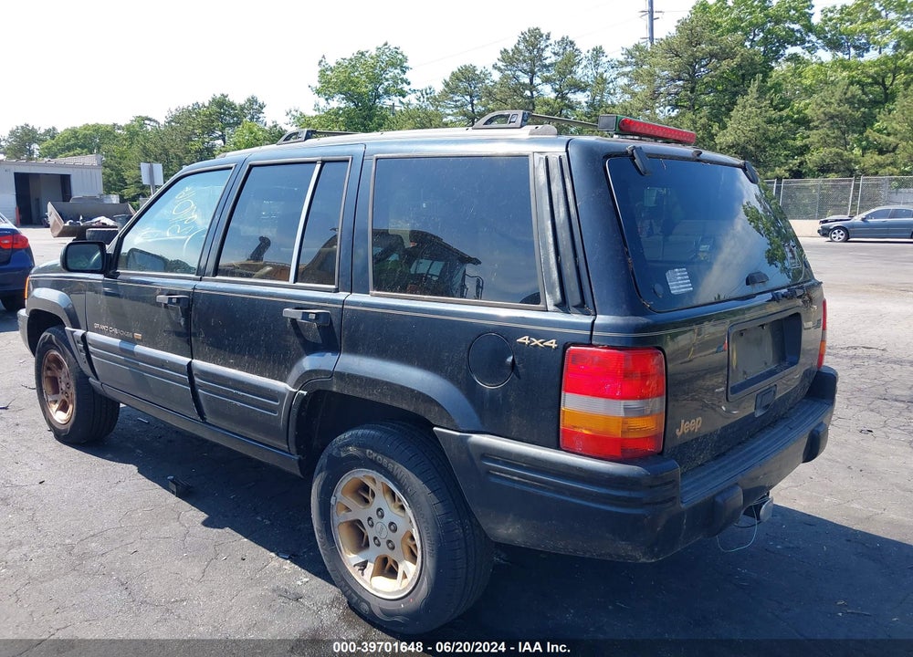 1998 JEEP GRAND CHEROKEE LIMITED VIN: 1J4GZ78YXWC160248