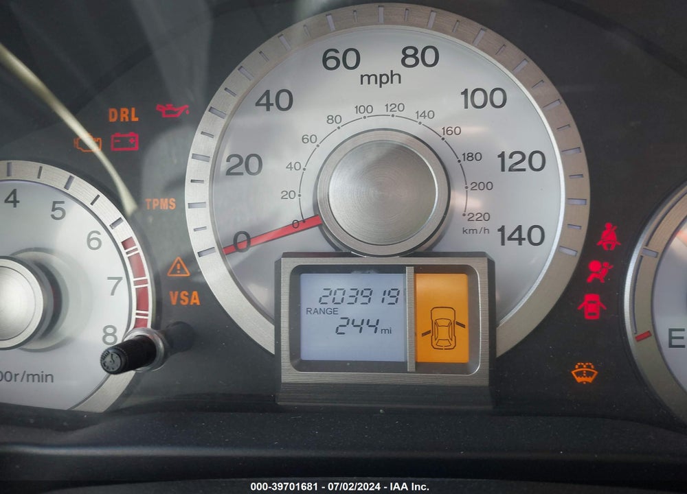 2009 HONDA PILOT LX VIN: 5FNYF38279B009771