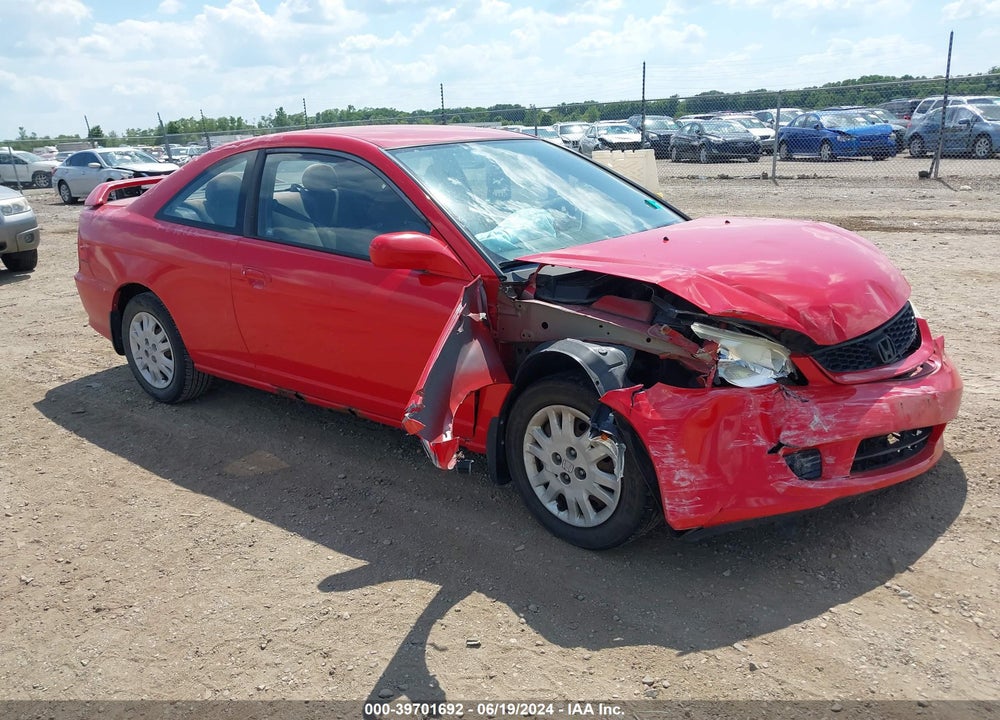 2005 HONDA CIVIC LX VIN: 1HGEM22515L018657