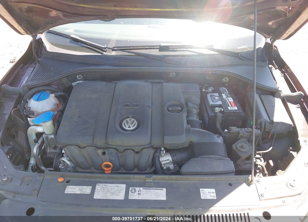 2013 VOLKSWAGEN PASSAT 2.5L SE VIN: 1VWBP7A39DC002367