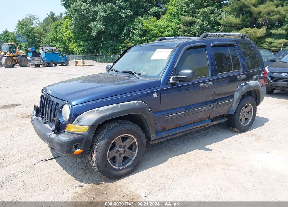 2005 JEEP LIBERTY RENEGADE VIN: 1J4GL38K75W723078