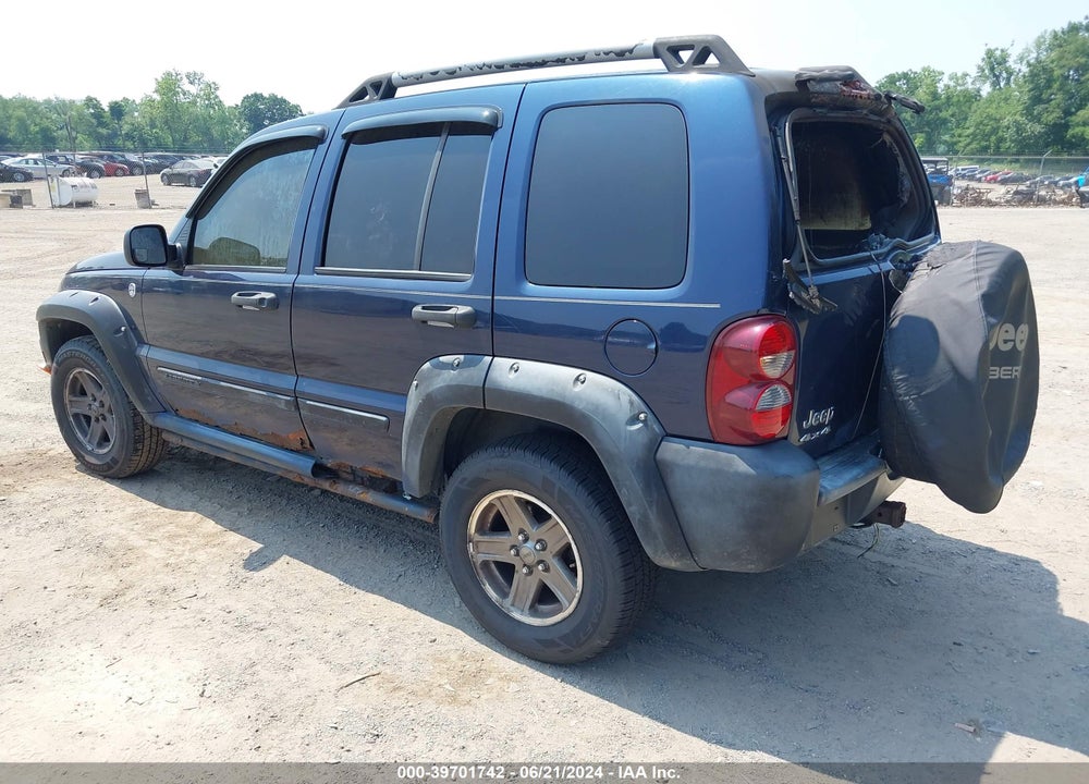 2005 JEEP LIBERTY RENEGADE VIN: 1J4GL38K75W723078