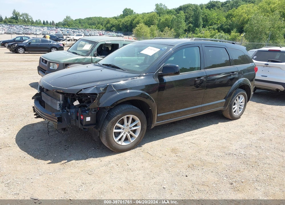 2015 DODGE JOURNEY SXT VIN: 3C4PDCBB2FT707616