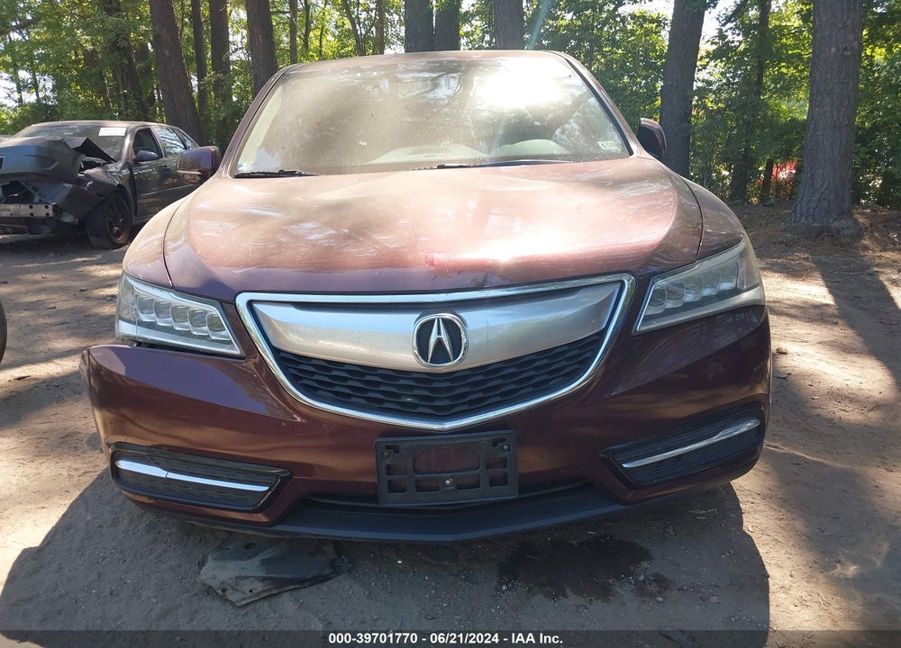 2015 ACURA MDX TECHNOLOGY PACKAGE VIN: 5FRYD4H40FB021543
