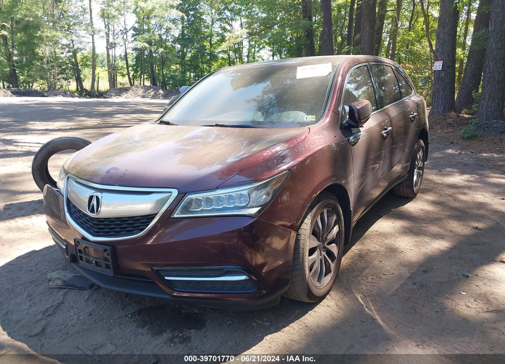 2015 ACURA MDX TECHNOLOGY PACKAGE VIN: 5FRYD4H40FB021543