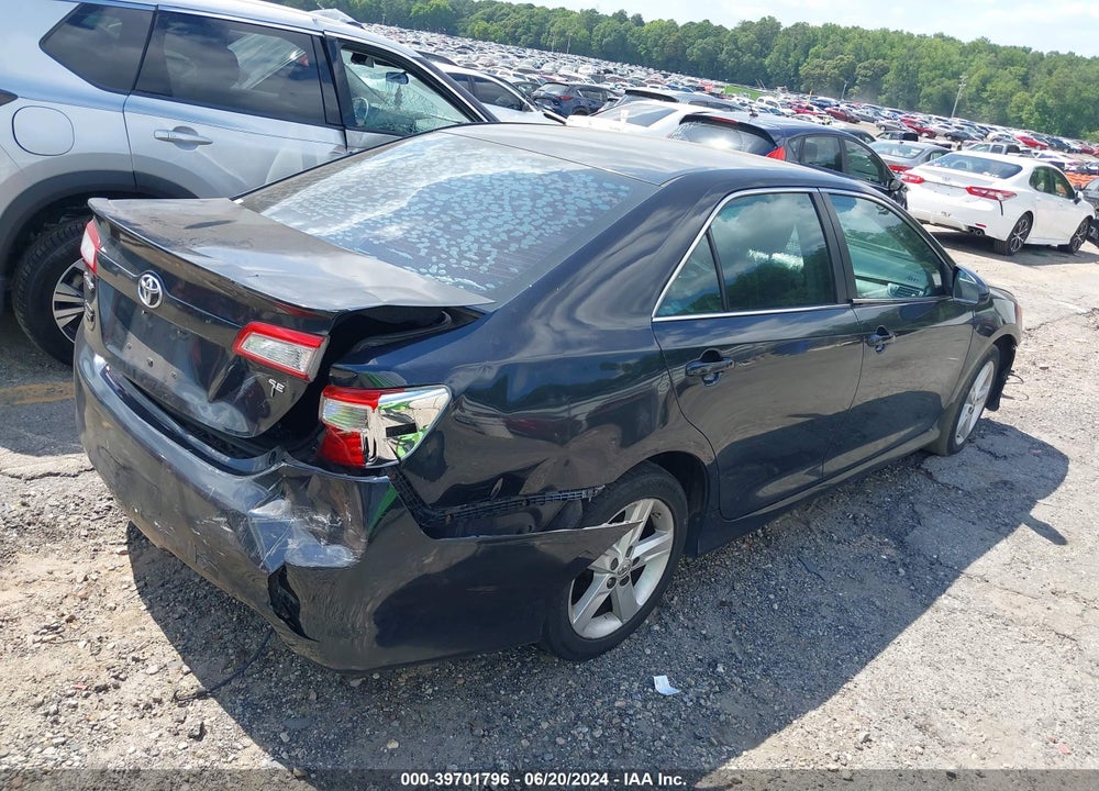 2014 TOYOTA CAMRY SE VIN: 4T1BF1FK2EU312029