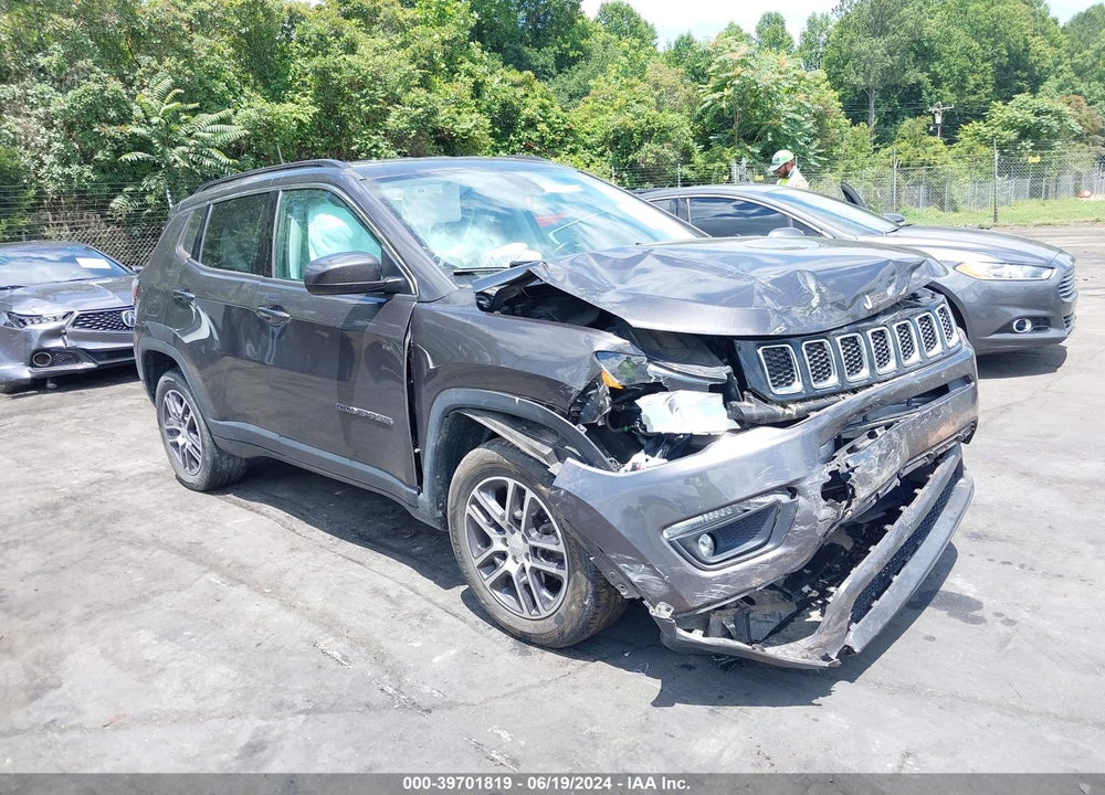 2018 JEEP COMPASS LATITUDE 4X4 VIN: 3C4NJDBB6JT355610