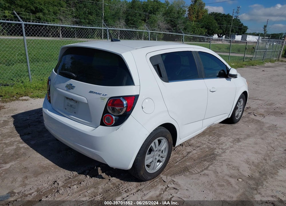 2014 CHEVROLET SONIC LT AUTO VIN: 1G1JC6SH8E4131980