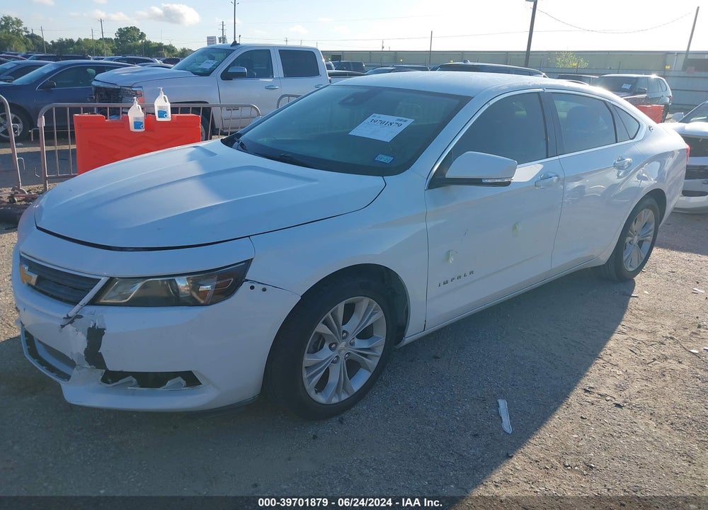 2015 CHEVROLET IMPALA 2LT VIN: 2G1125S37F9183309