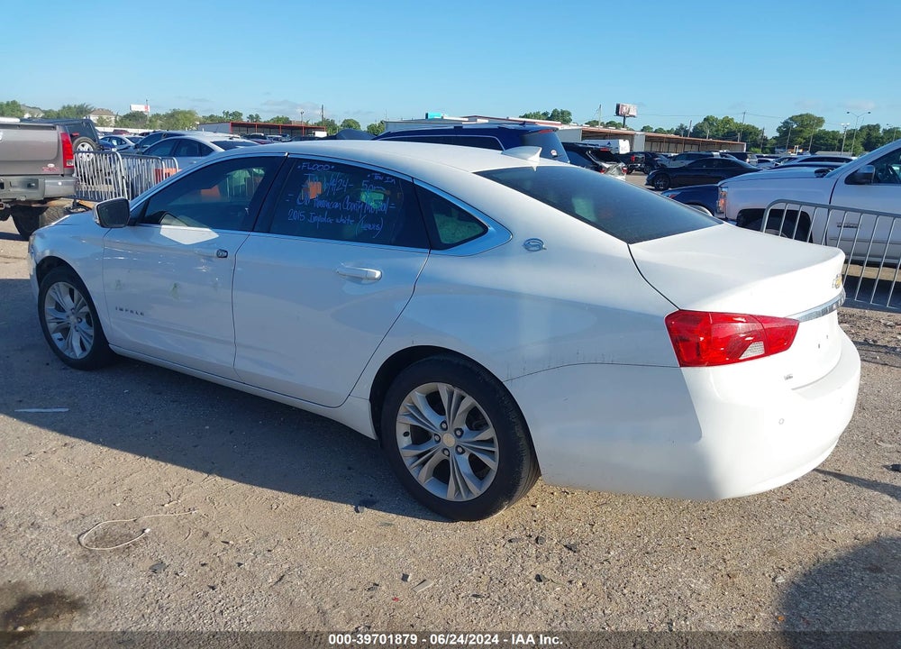 2015 CHEVROLET IMPALA 2LT VIN: 2G1125S37F9183309