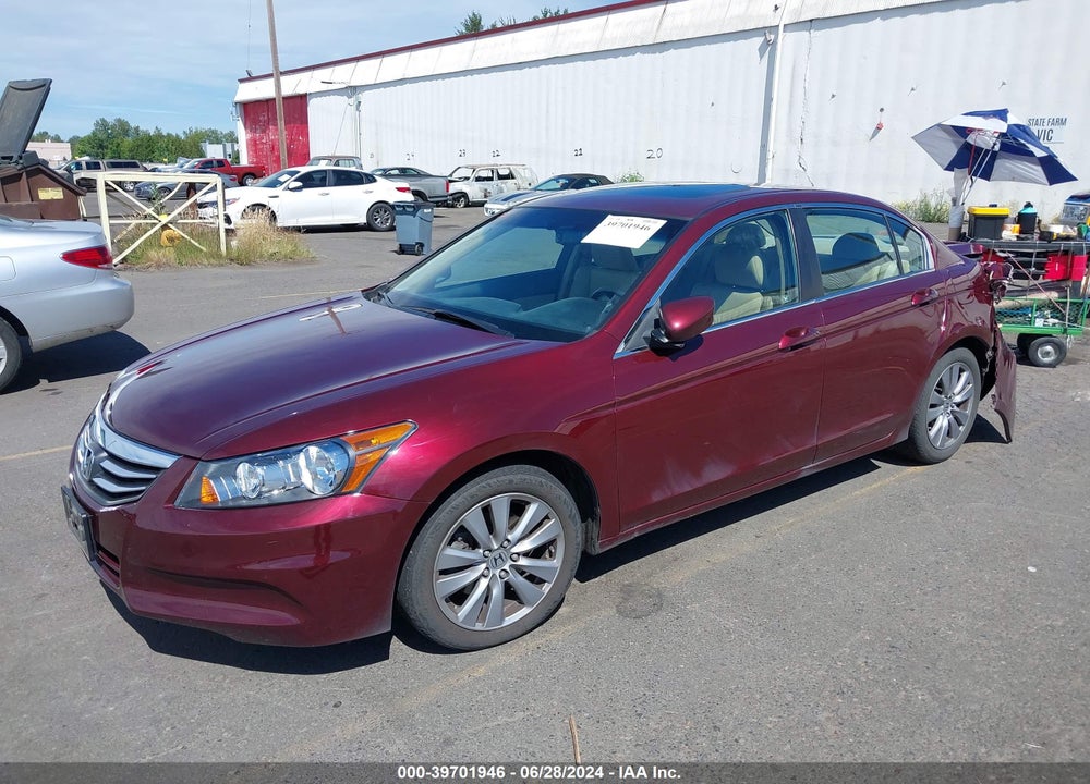 2012 HONDA ACCORD 2.4 EX-L VIN: 1HGCP2F89CA089469