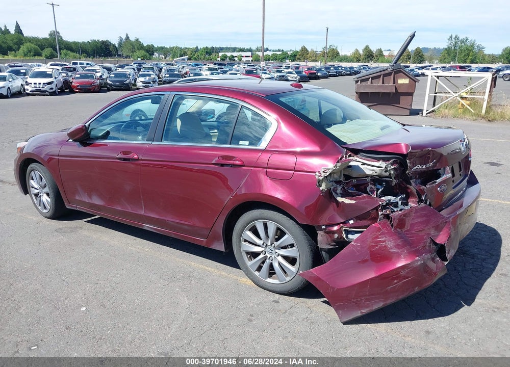 2012 HONDA ACCORD 2.4 EX-L VIN: 1HGCP2F89CA089469
