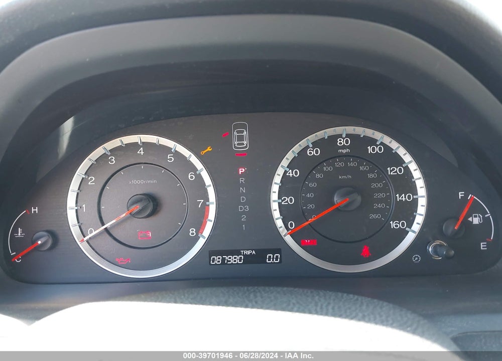 2012 HONDA ACCORD 2.4 EX-L VIN: 1HGCP2F89CA089469