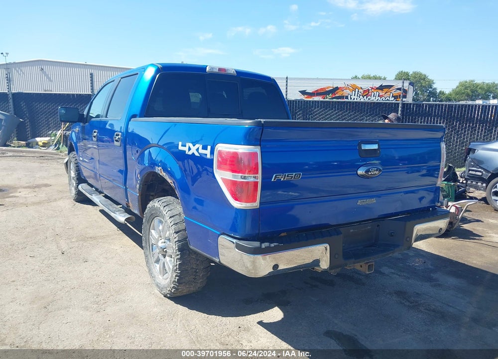 2012 FORD F-150 XLT VIN: 1FTFW1ET8CKD10455