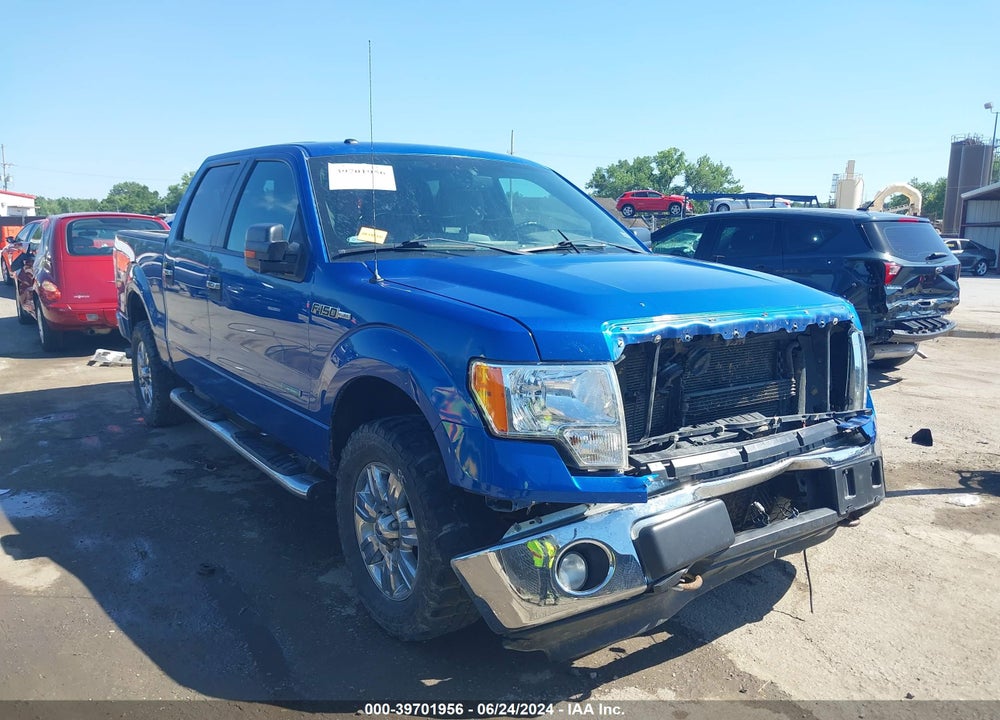 2012 FORD F-150 XLT VIN: 1FTFW1ET8CKD10455