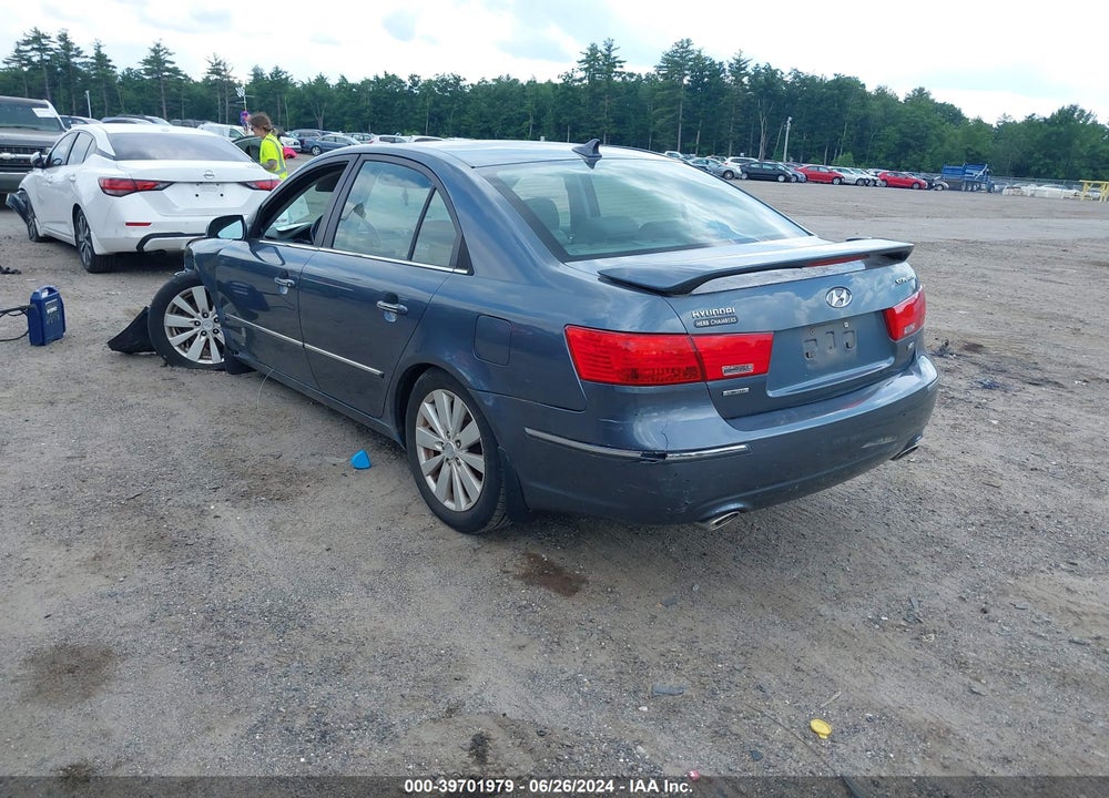 2009 HYUNDAI SONATA LIMITED V6 VIN: 5NPEU46F69H570131