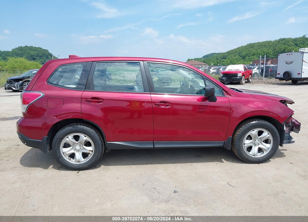 2018 SUBARU FORESTER 2.5I VIN: JF2SJAAC5JH612347