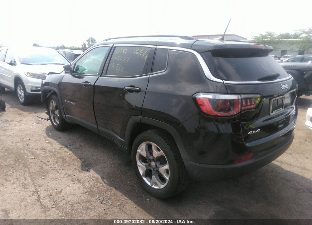 2019 JEEP COMPASS LIMITED 4X4 VIN: 3C4NJDCB3KT826581