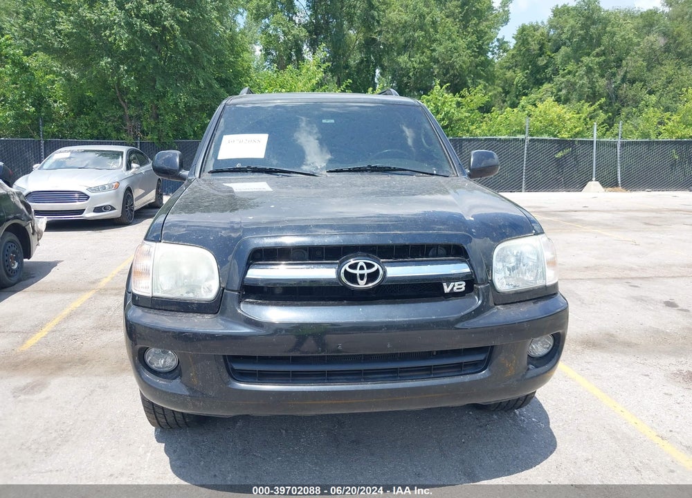 2006 TOYOTA SEQUOIA SR5 V8 VIN: 5TDBT44A26S270038