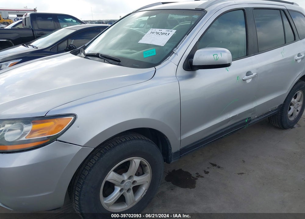 2007 HYUNDAI SANTA FE GLS VIN: 5NMSG13D87H051992