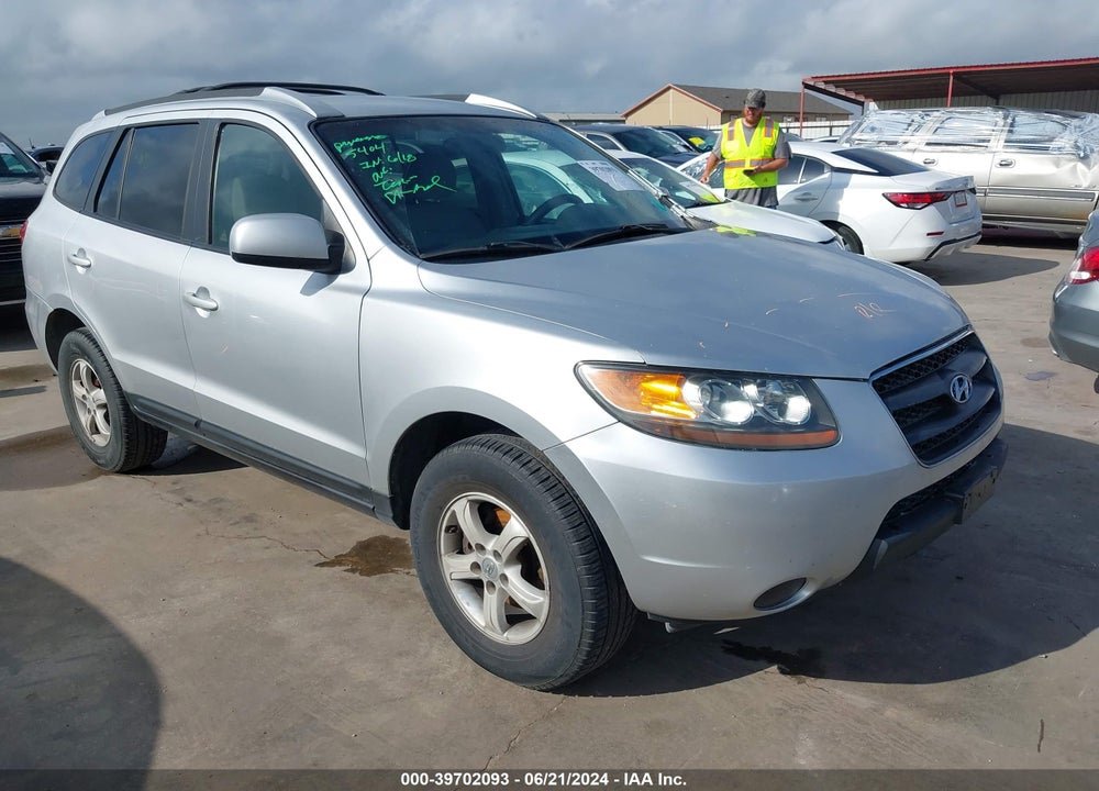 2007 HYUNDAI SANTA FE GLS VIN: 5NMSG13D87H051992
