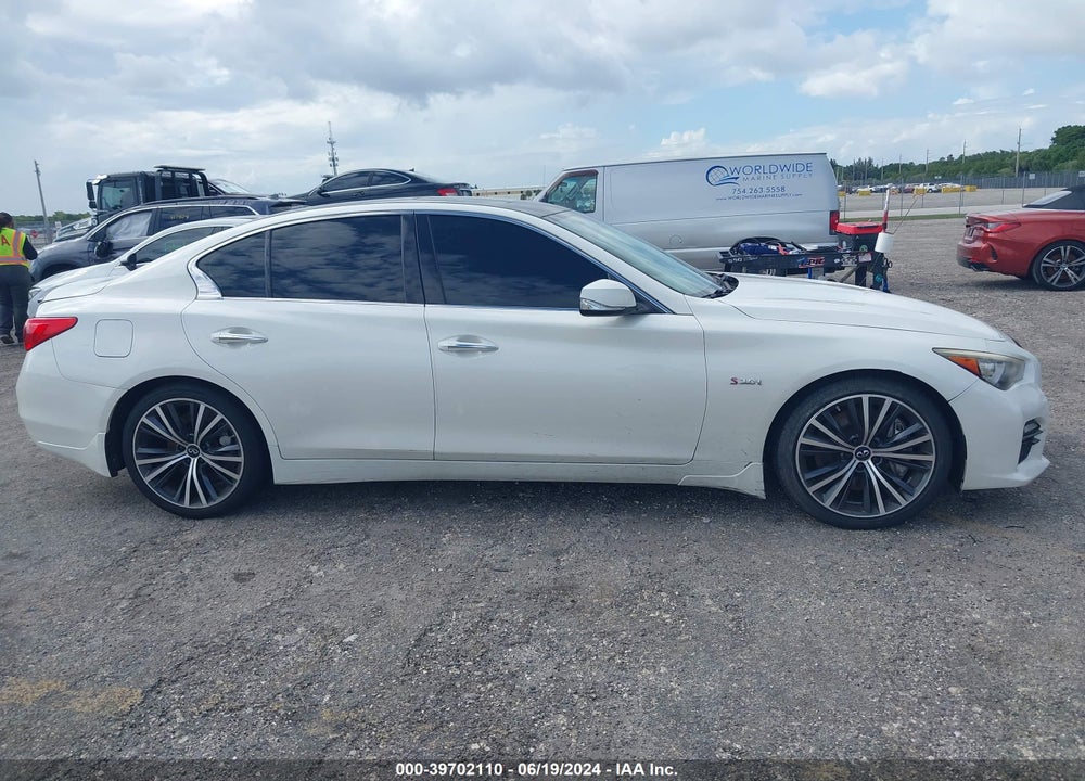2016 INFINITI Q50 3.0T RED SPORT 400 VIN: JN1FV7APXGM421309
