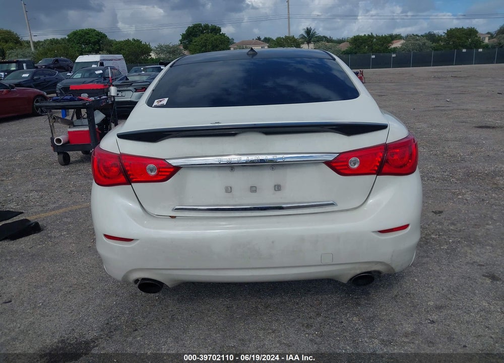 2016 INFINITI Q50 3.0T RED SPORT 400 VIN: JN1FV7APXGM421309