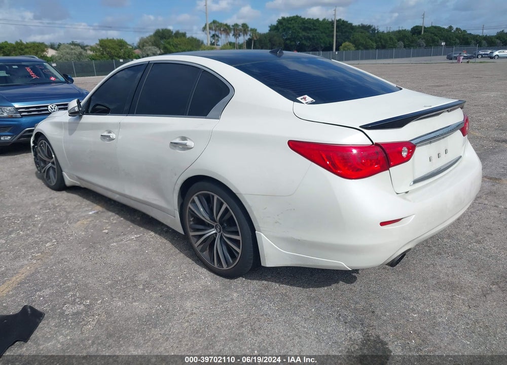 2016 INFINITI Q50 3.0T RED SPORT 400 VIN: JN1FV7APXGM421309