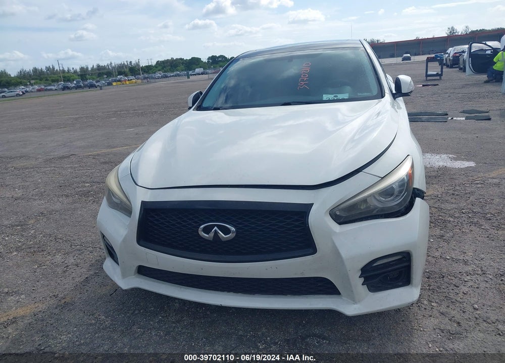 2016 INFINITI Q50 3.0T RED SPORT 400 VIN: JN1FV7APXGM421309