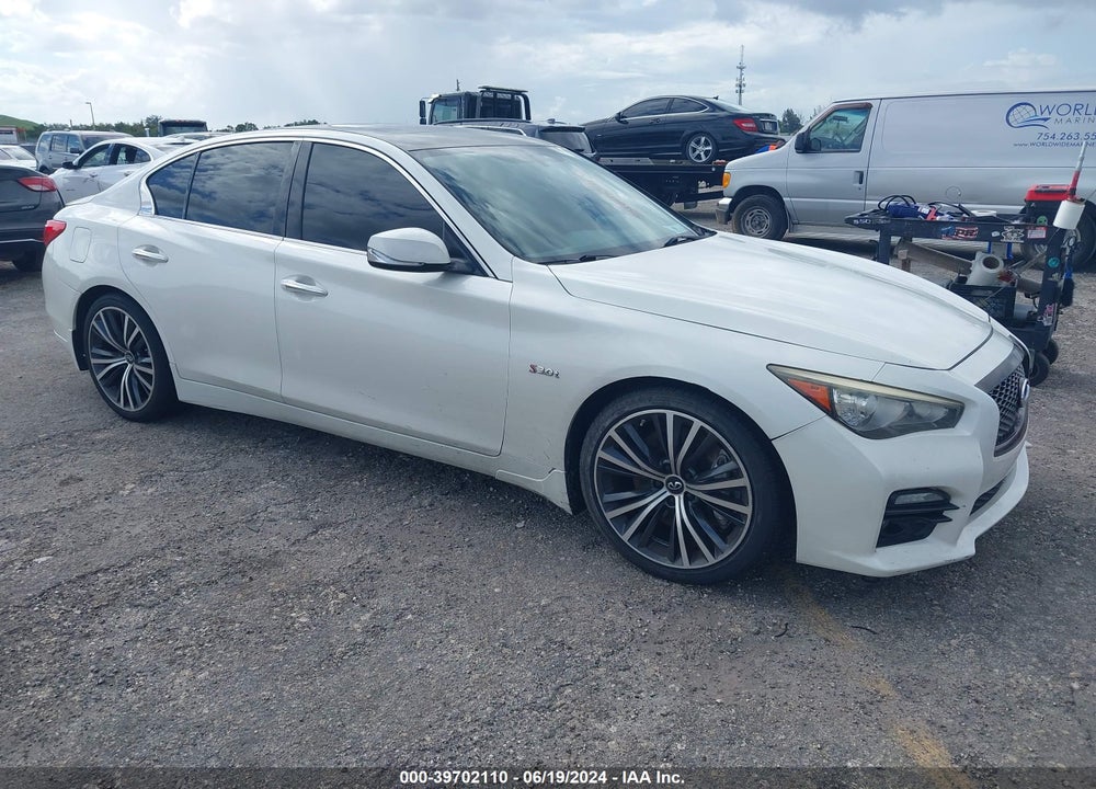 2016 INFINITI Q50 3.0T RED SPORT 400 VIN: JN1FV7APXGM421309