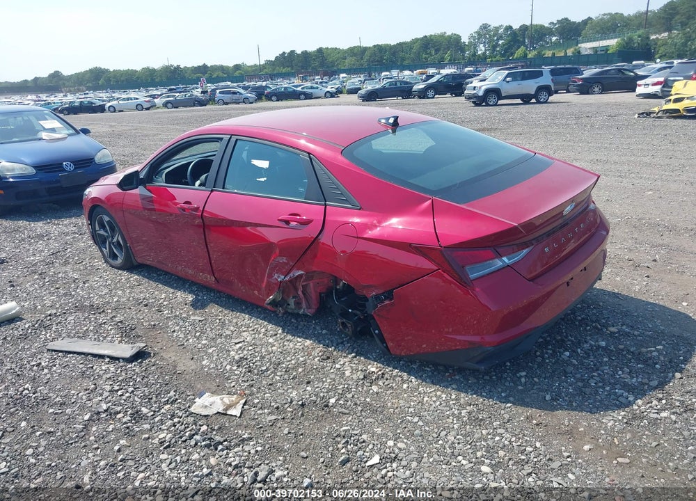 2023 HYUNDAI ELANTRA SEL VIN: KMHLS4AG3PU507709