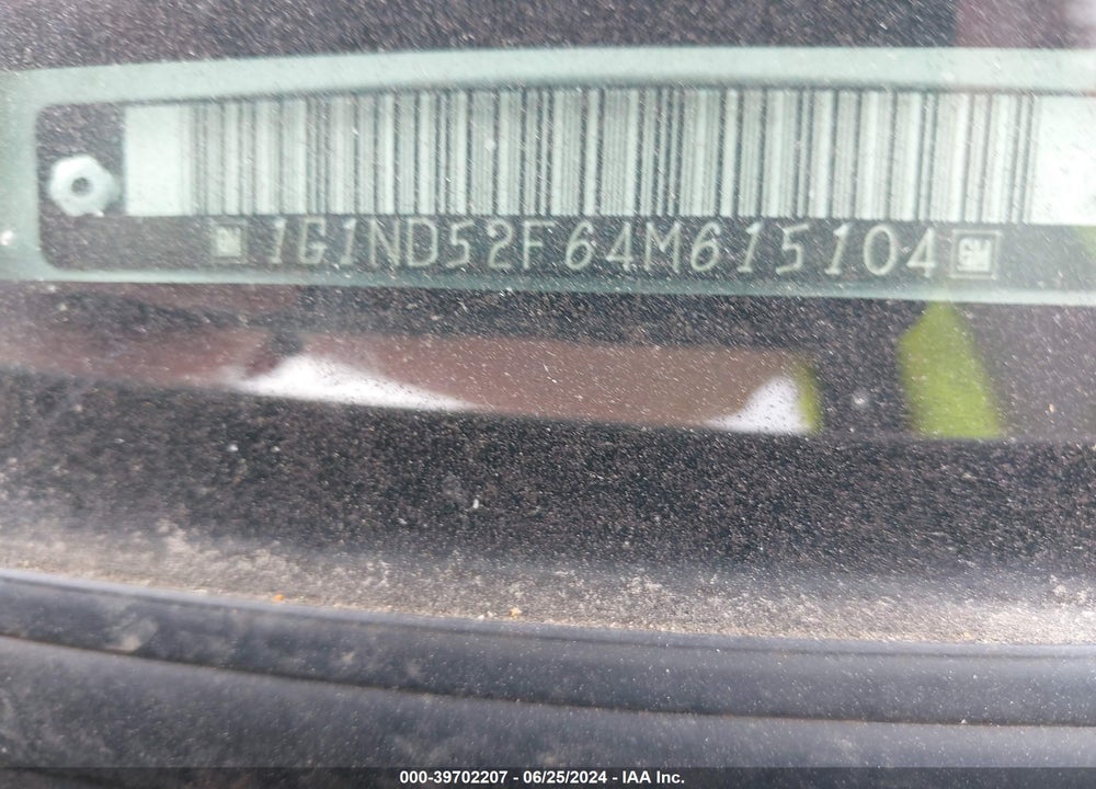 2004 CHEVROLET CLASSIC VIN: 1G1ND52F64M615104