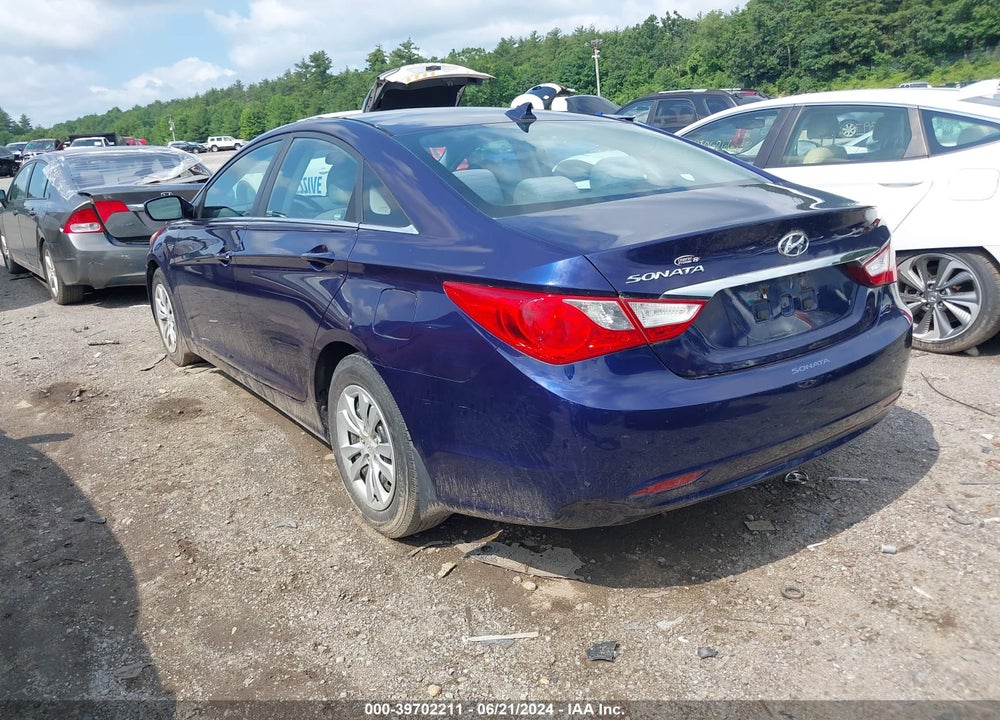 2013 HYUNDAI SONATA GLS VIN: 5NPEB4AC9DH544991
