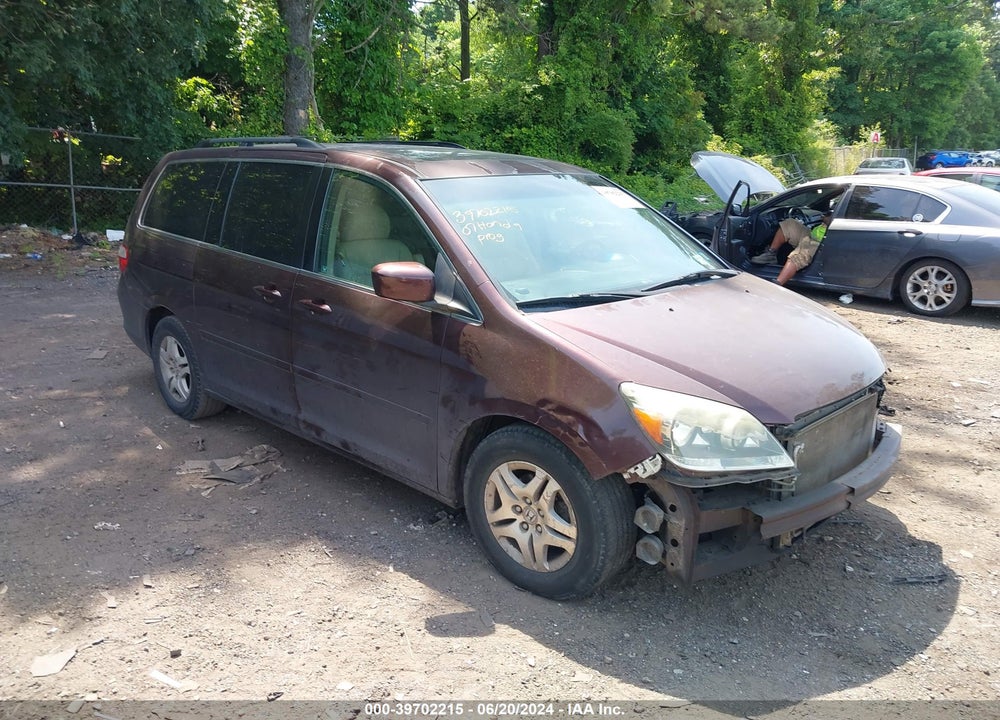 2007 HONDA ODYSSEY EX-L VIN: 5FNRL38677B460051