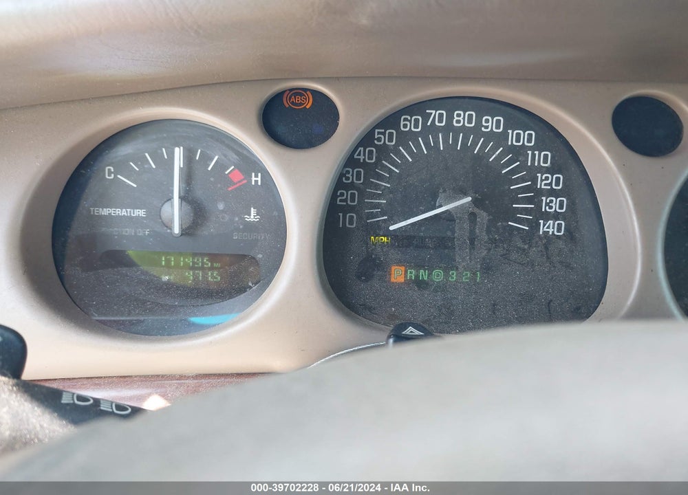 2001 BUICK LESABRE CUSTOM VIN: 1G4HP54K714279203