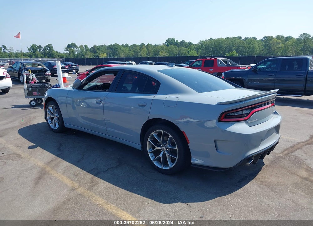 2022 DODGE CHARGER GT RWD VIN: 2C3CDXHGXNH202220