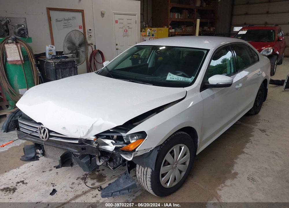 2013 VOLKSWAGEN PASSAT 2.5L S VIN: 1VWAP7A36DC002046