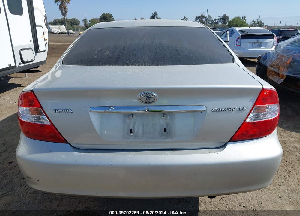 2004 TOYOTA CAMRY LE VIN: 4T1BE32KX4U874294