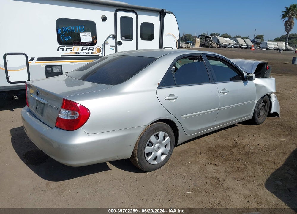 2004 TOYOTA CAMRY LE VIN: 4T1BE32KX4U874294